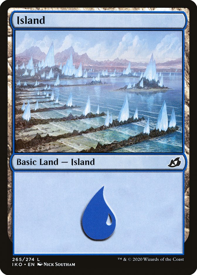 Island (265) [Ikoria: Lair of Behemoths] [Foil]