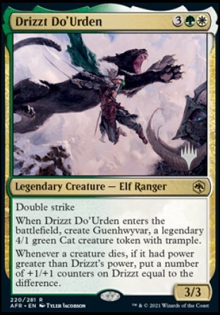 Drizzt Do'Urden (Promo Pack) [Dungeons & Dragons: Adventures in the Forgotten Realms Promos] [Foil]