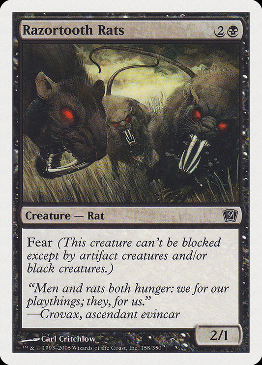 Razortooth Rats [Ninth Edition] [Foil]