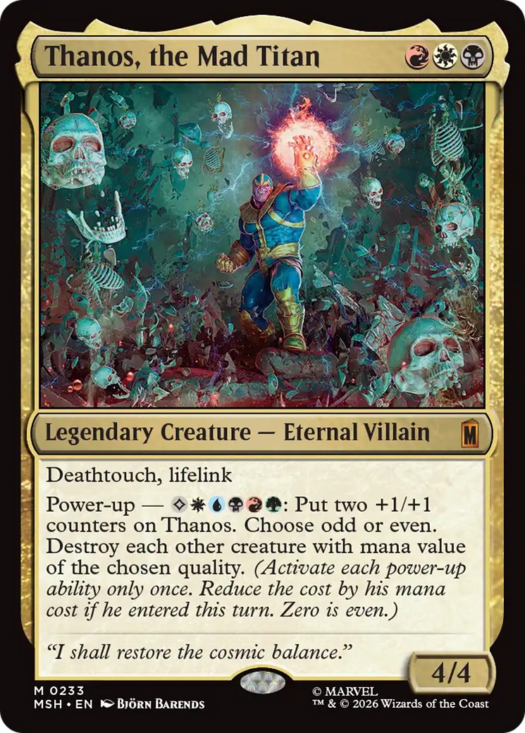 Thanos, the Mad Titan [Marvel Super Heroes]