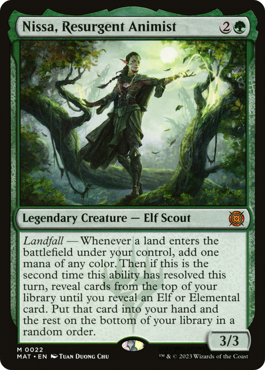 Nissa, Resurgent Animist [March of the Machine: The Aftermath] [Foil]