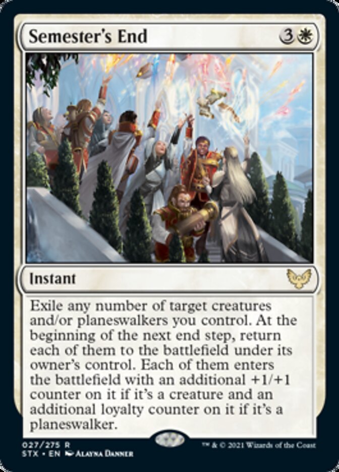 Semester's End [Strixhaven: School of Mages] [Foil]