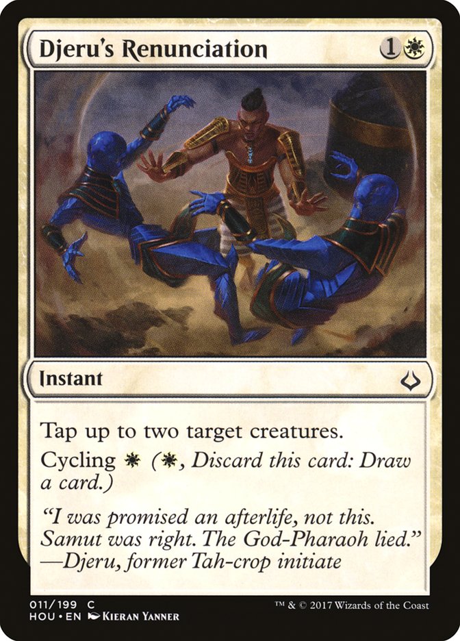 Djeru's Renunciation [Hour of Devastation] [Foil]