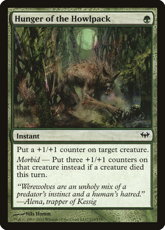 Hunger of the Howlpack [Dark Ascension] [Foil]