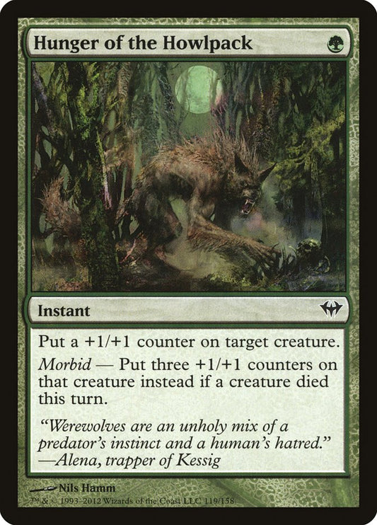 Hunger of the Howlpack [Dark Ascension] [Foil]