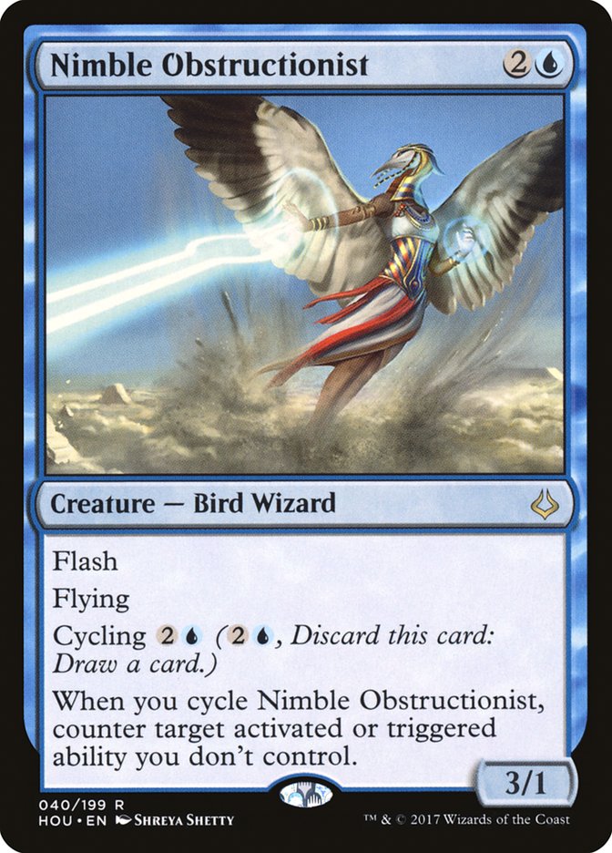 Nimble Obstructionist [Hour of Devastation] [Foil]