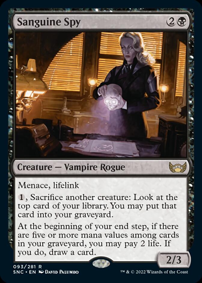 Sanguine Spy [Streets of New Capenna] [Foil]