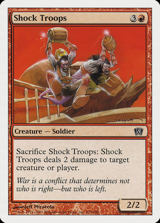 Shock Troops [Eighth Edition] [Foil]