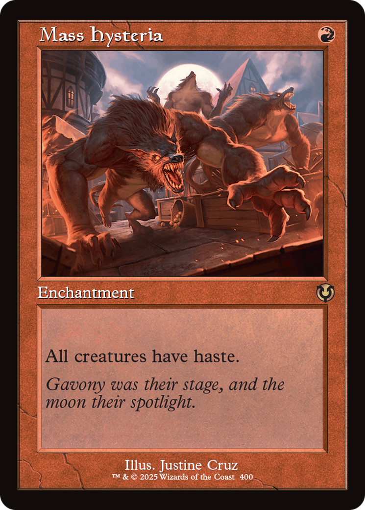Mass Hysteria (Retro Frame) [Innistrad Remastered] [Foil]