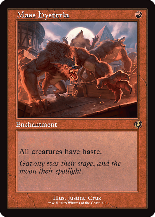 Mass Hysteria (Retro Frame) [Innistrad Remastered] [Foil]