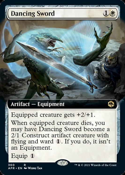 Dancing Sword (Extended Art) [Dungeons & Dragons: Adventures in the Forgotten Realms] [Foil]
