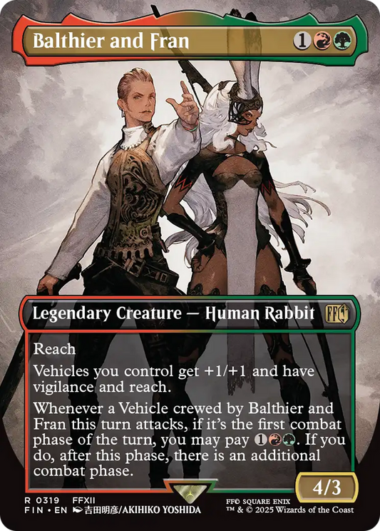 Balthier and Fran (Borderless) (0319) [FINAL FANTASY] [Foil]
