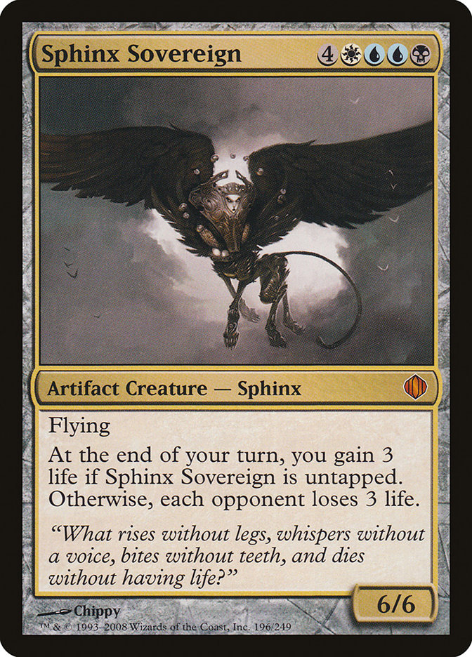 Sphinx Sovereign [Shards of Alara] [Foil]