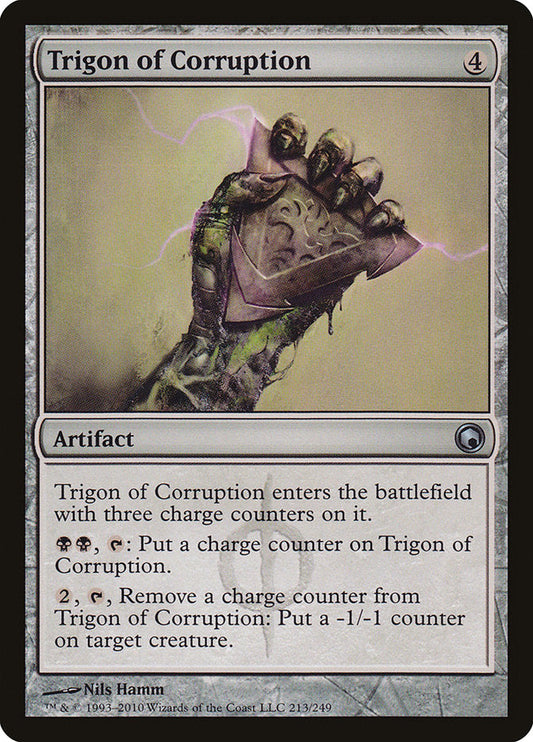 Trigon of Corruption [Scars of Mirrodin] [Foil]