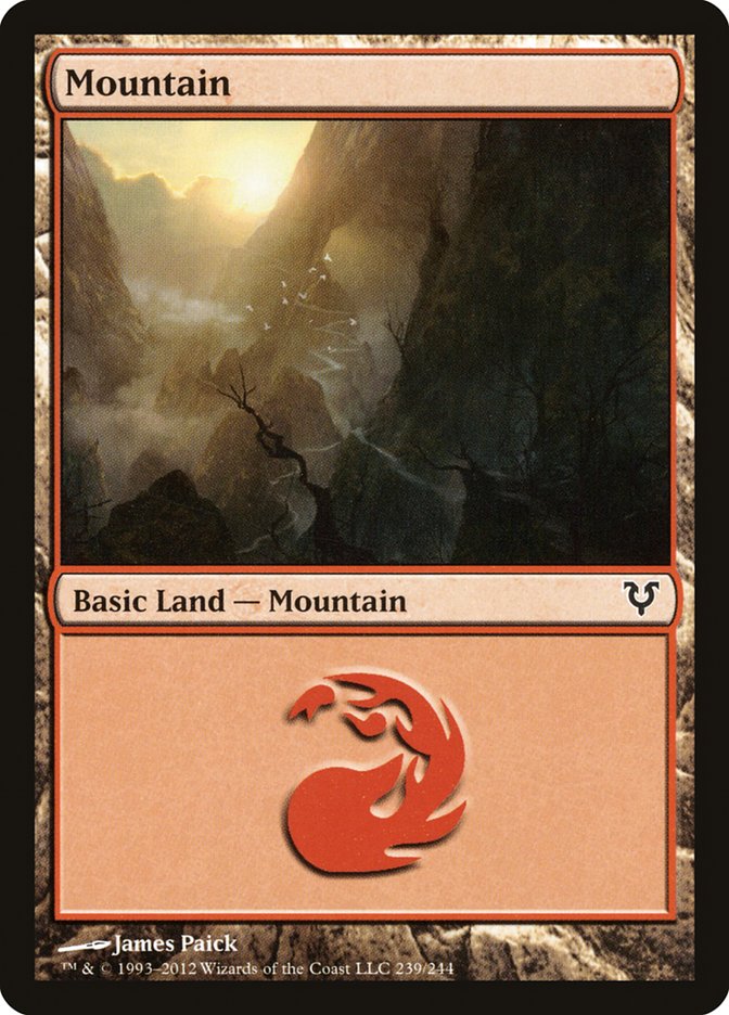 Mountain (239) [Avacyn Restored] [Foil]