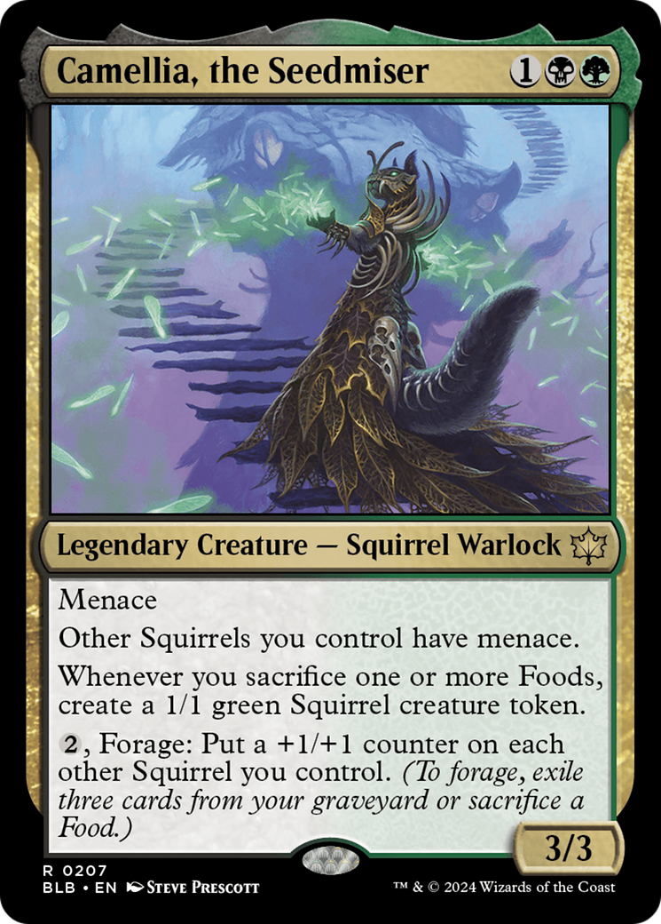 Camellia, the Seedmiser [Bloomburrow] [Foil]
