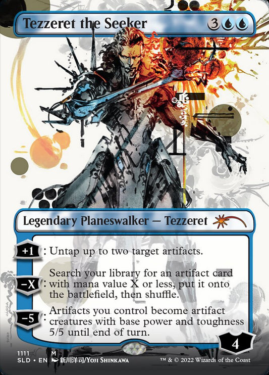 Tezzeret the Seeker (Borderless) [Secret Lair Drop Series] [Foil]