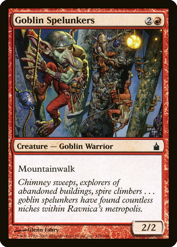 Goblin Spelunkers [Ravnica: City of Guilds] [Foil]