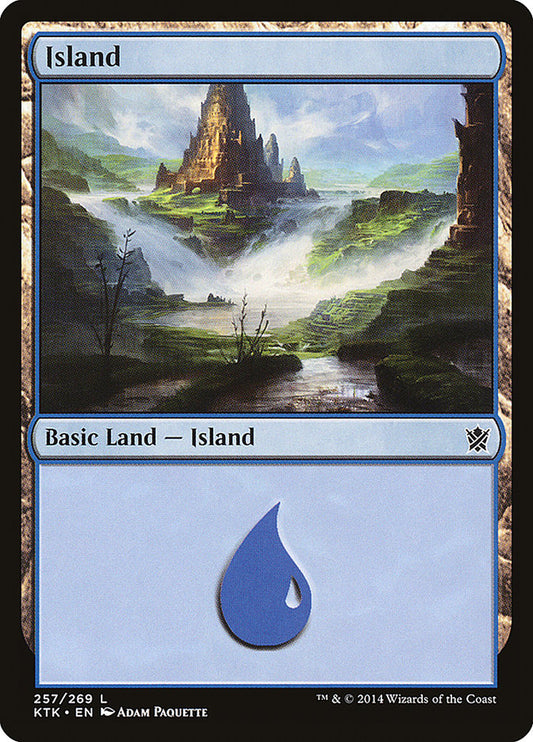 Island (257) [Khans of Tarkir] [Foil]