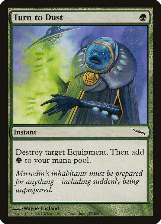 Turn to Dust [Mirrodin] [Foil]
