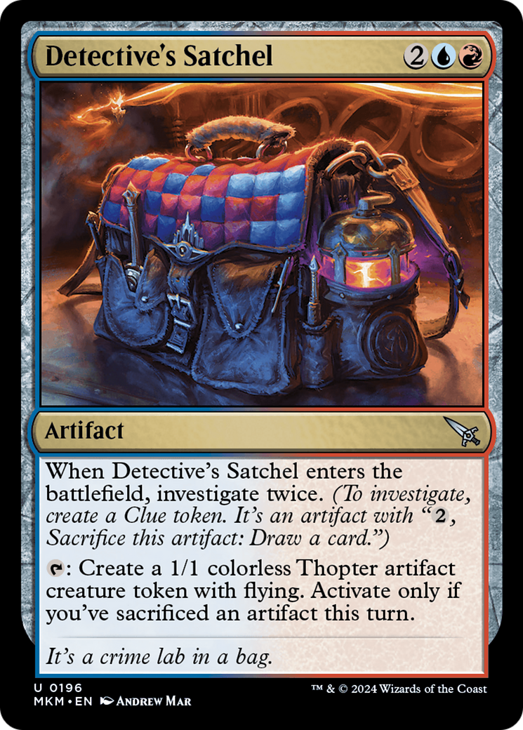 Detective's Satchel [Murders at Karlov Manor] [Foil]