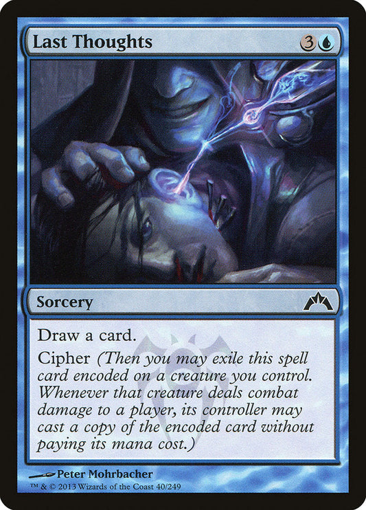 Last Thoughts [Gatecrash] [Foil]