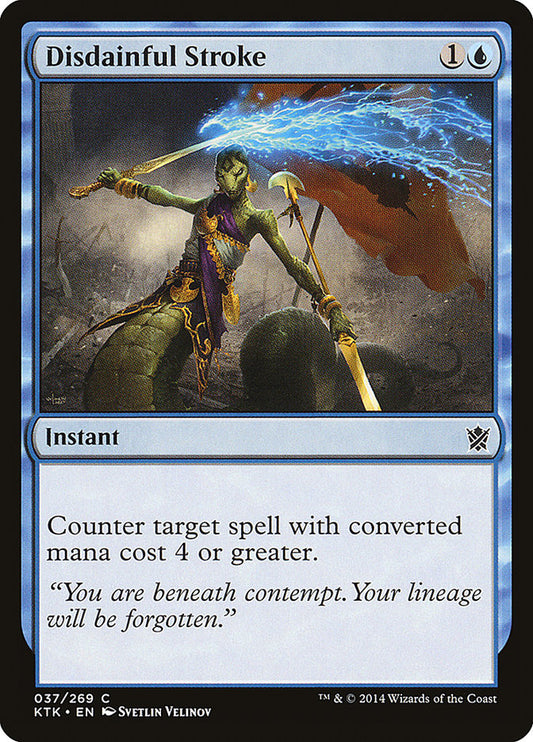 Disdainful Stroke [Khans of Tarkir] [Foil]