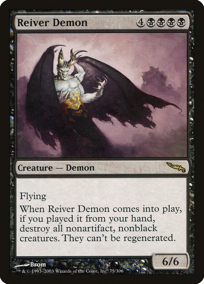 Reiver Demon [Mirrodin] [Foil]