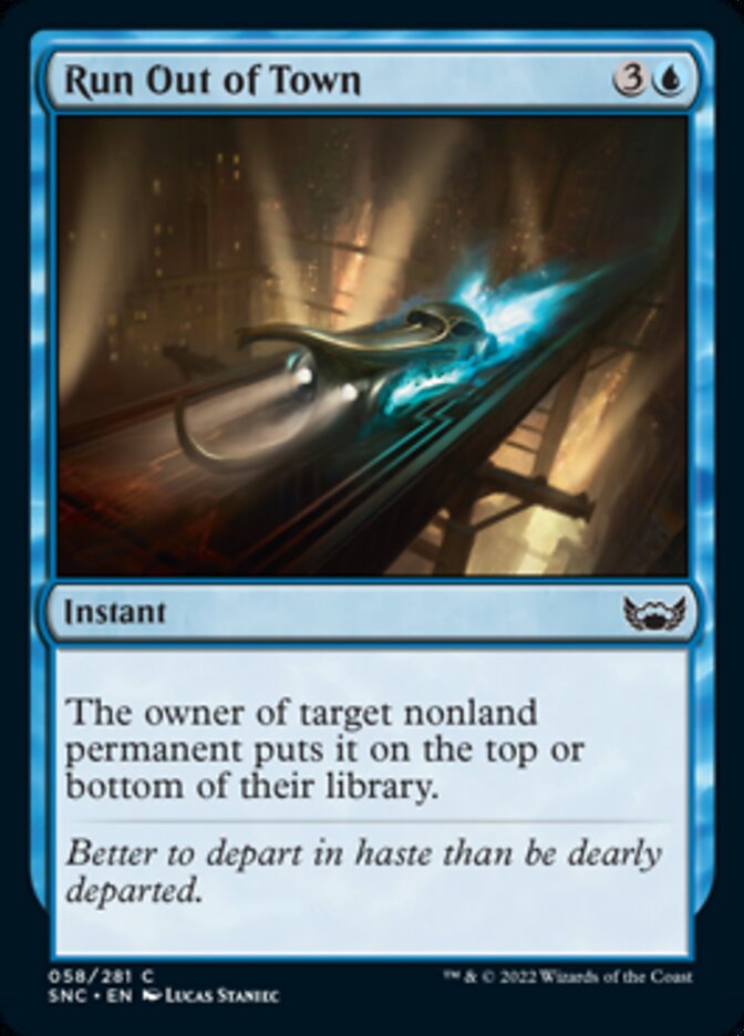 Run Out of Town [Streets of New Capenna] [Foil]