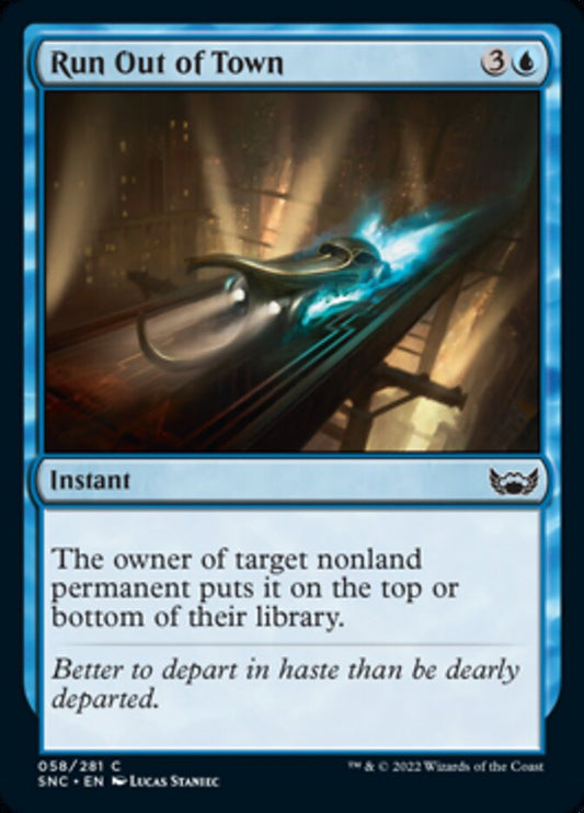Run Out of Town [Streets of New Capenna] [Foil]