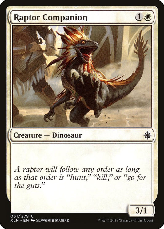 Raptor Companion [Ixalan] [Foil]