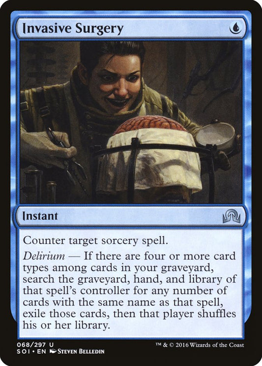 Invasive Surgery [Shadows over Innistrad] [Foil]