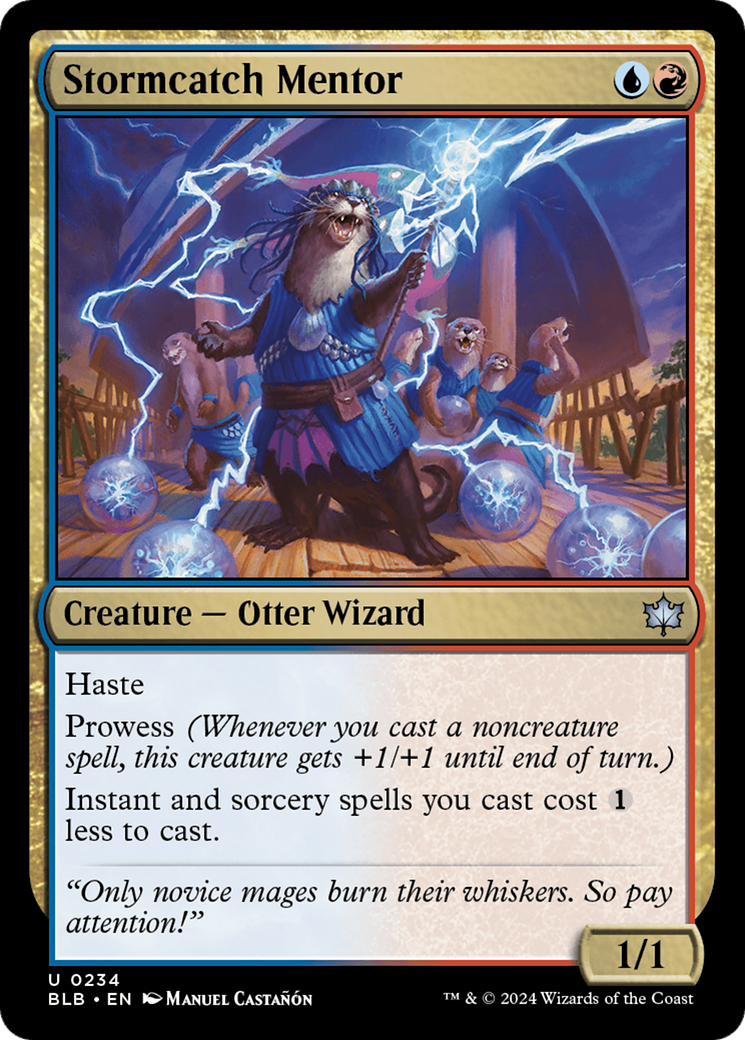 Stormcatch Mentor [Bloomburrow] [Foil]