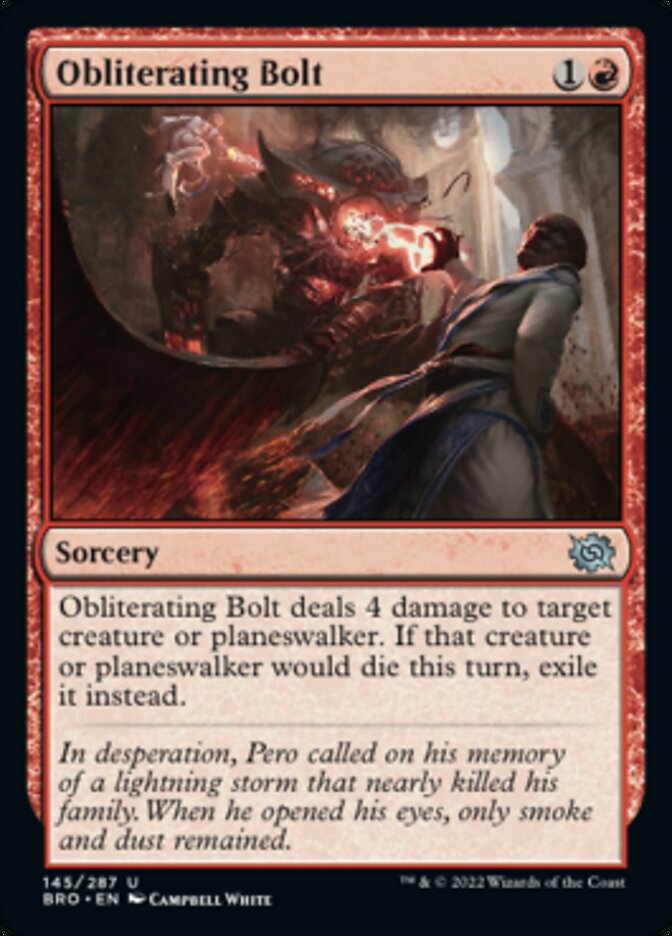 Obliterating Bolt [The Brothers' War] [Foil]