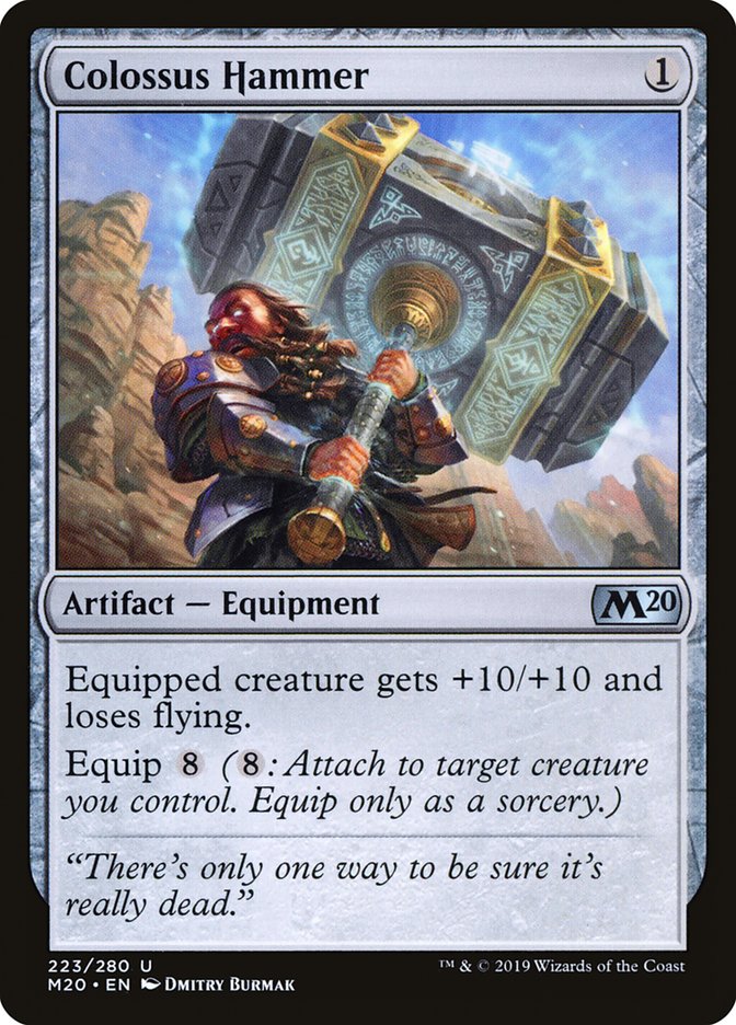 Colossus Hammer [Core Set 2020] [Foil]