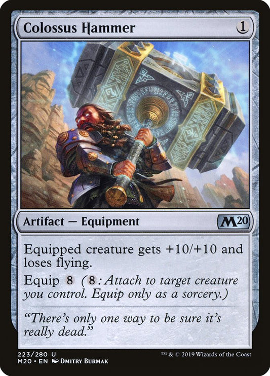 Colossus Hammer [Core Set 2020] [Foil]