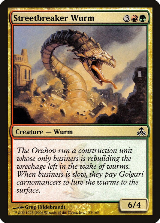 Streetbreaker Wurm [Guildpact] [Foil]