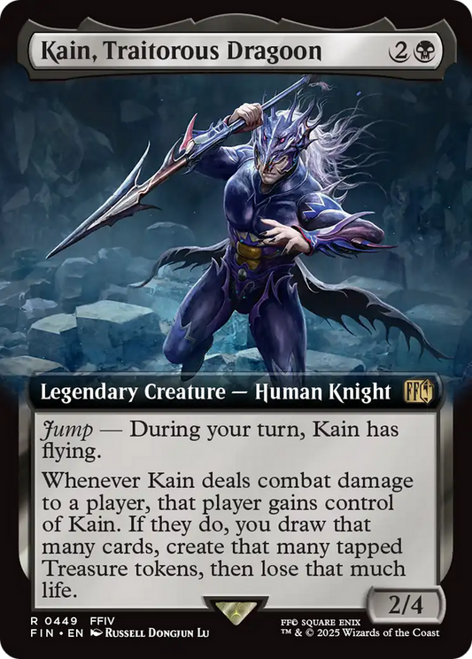 Kain, Traitorous Dragoon (Extended Art) [FINAL FANTASY] [Foil]