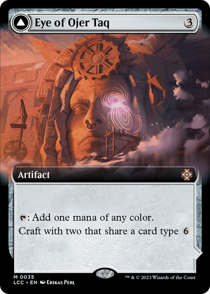 Eye of Ojer Taq // Apex Observatory (Extended Art) [The Lost Caverns of Ixalan Commander] [Foil]