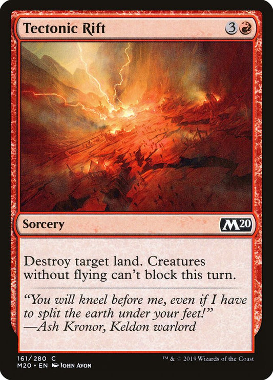 Tectonic Rift [Core Set 2020] [Foil]