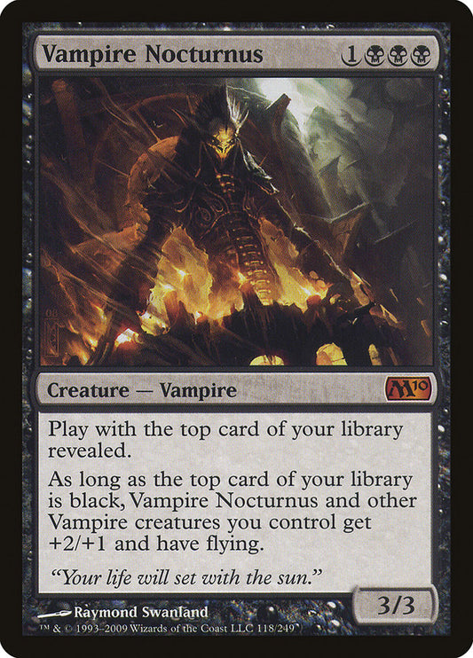 Vampire Nocturnus [Core Set 2010] [Foil]