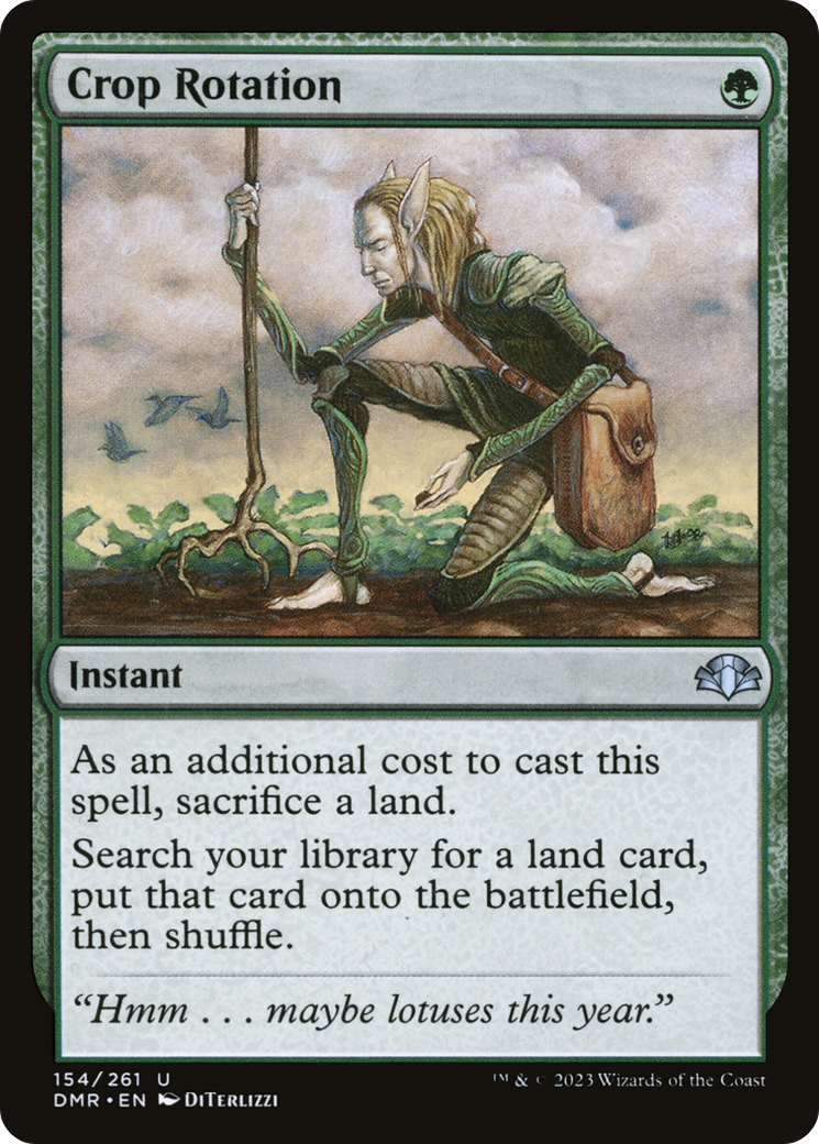 Crop Rotation [Dominaria Remastered] [Foil]