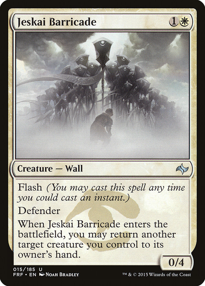 Jeskai Barricade [Fate Reforged] [Foil]