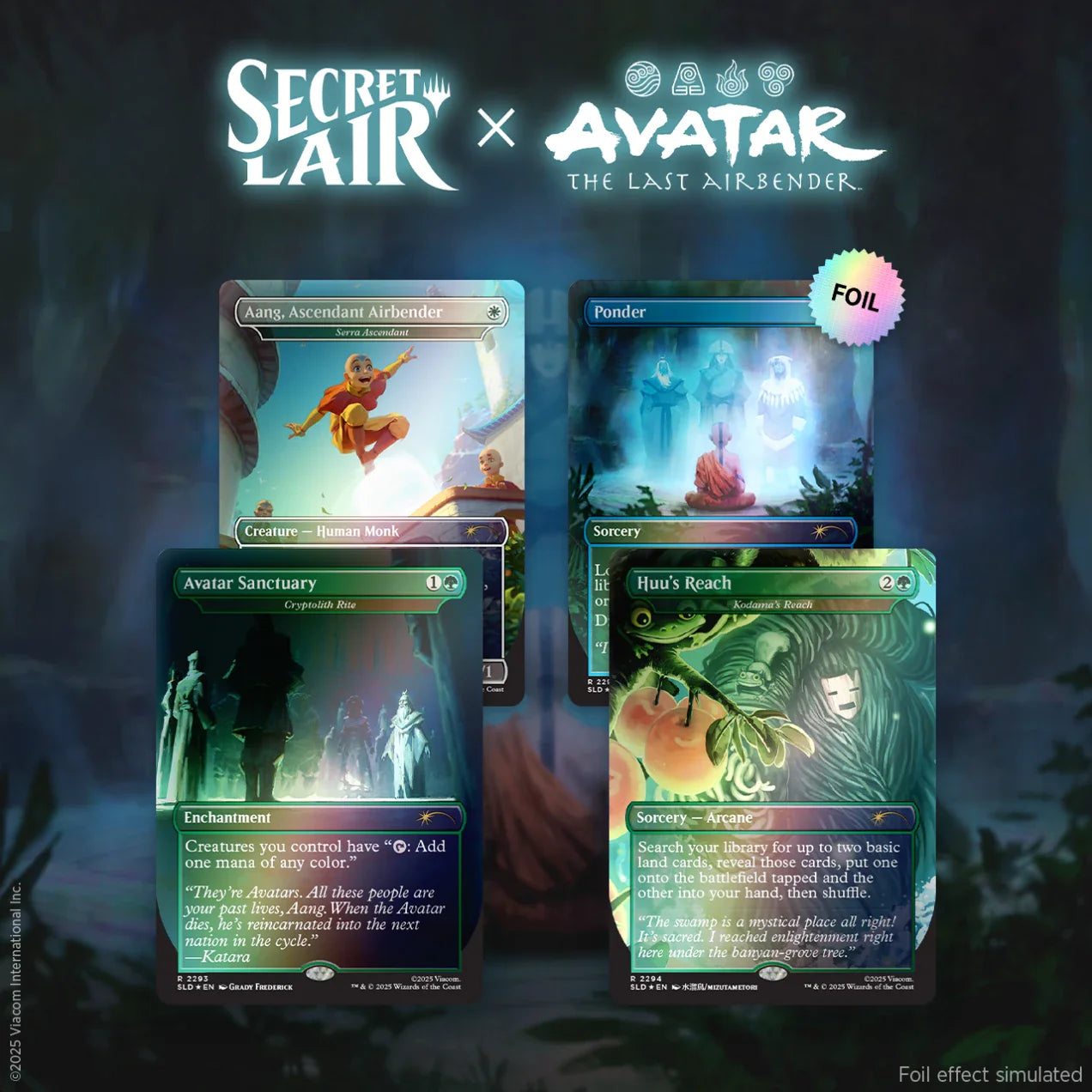 Secret Lair "Secret Lair x Avatar: The Last Airbender: A Lot to Learn" Foil