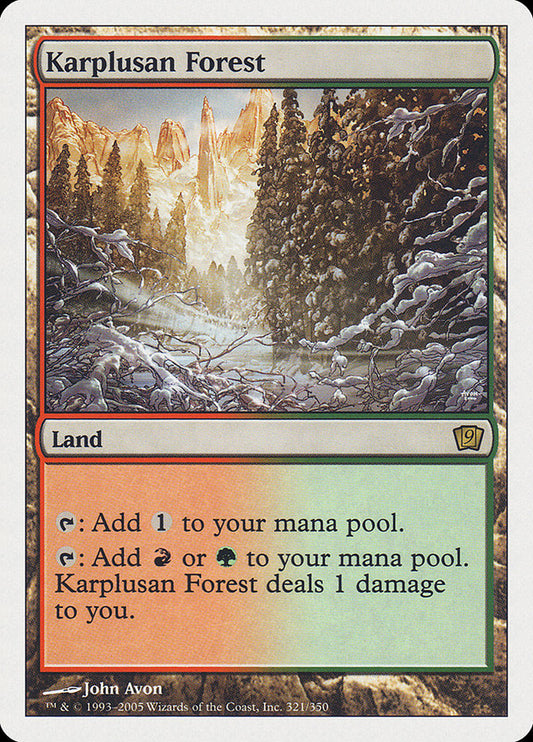 Karplusan Forest [Ninth Edition] [Foil]