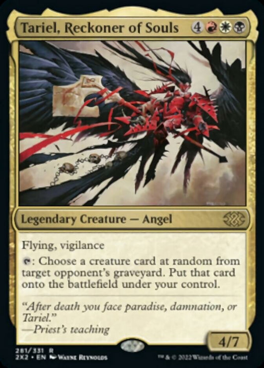 Tariel, Reckoner of Souls [Double Masters 2022] [Foil]
