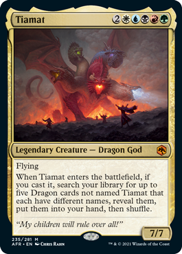 Tiamat [Dungeons & Dragons: Adventures in the Forgotten Realms] [Foil]