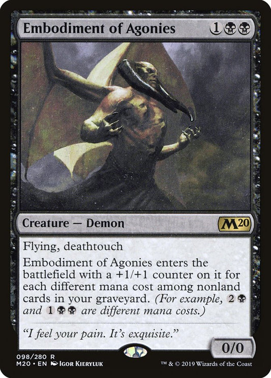 Embodiment of Agonies [Core Set 2020] [Foil]