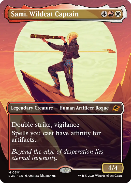 Sami, Wildcat Captain (Borderless) [Edge of Eternities] [Foil]