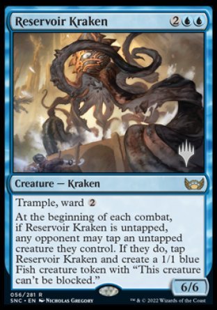 Reservoir Kraken (Promo Pack) [Streets of New Capenna Promos] [Foil]
